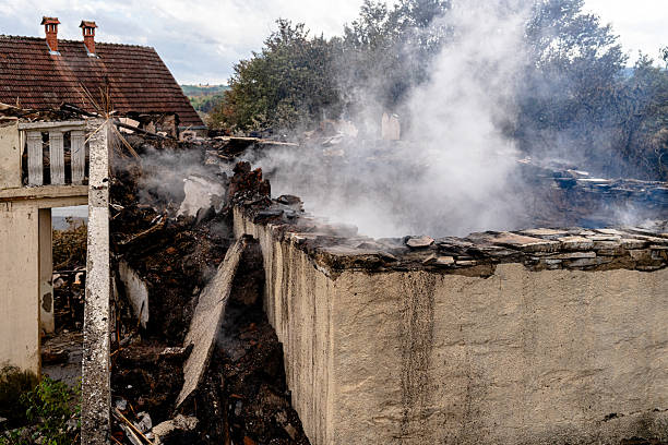 Professional Fire Damage Removal technician working in Becker, MN